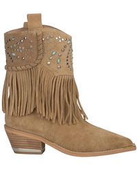 Alma En Pena. - Flache stiefeletten mit nieten - Lyst