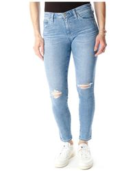 AG Jeans - Skinny Fit Jeans - Lyst