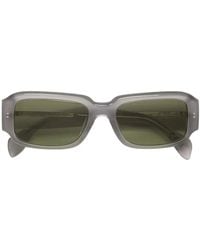 Retrosuperfuture - Accessoires ,Groen ,Etrusco Zonnebril Grijs Acetaat Flesgroen - Lyst