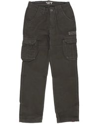 Alpha Industries - Broeken ,Groen ,Grijs Zwart Jet Pant Streetwear - Lyst