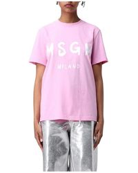 MSGM - T-Shirts - Lyst