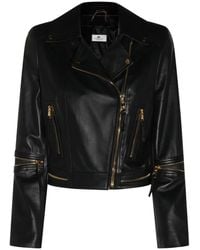 Elisabetta Franchi - Leather Jackets - Lyst