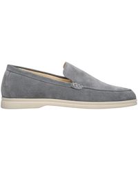 ESTRO - Graue Velours-Loafer - Lyst