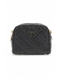 Guess - Tassen ,Zwart ,Leer Adelasia 4G Logo Mini Crossbody - Lyst