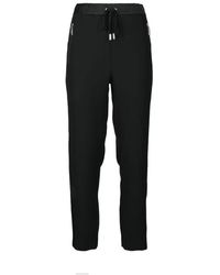 CoSTUME NATIONAL - Broeken ,Zwart ,Polyester Moderne Polyester Broek - Lyst