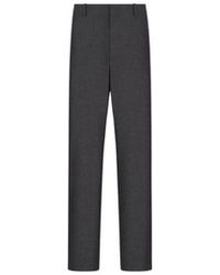 Dior - Wool Blend Tailored Broeken - Lyst