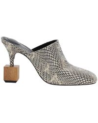 Jacquemus - Schlangeneffekt High Heel Sandalen - Lyst