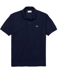 Lacoste - Classic Fit L1212 Polo Shirt Navy Blue 166 - Lyst