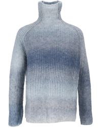 Kangra - Engelse Rib Gebreide Turtleneck - Lyst