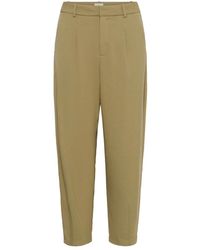 Kaffe - Cropped Trousers - Lyst