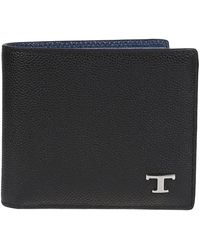 Tod's - Accessoires ,Zwart ,Leer Tsi Wallet - Lyst