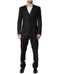 Dolce & Gabbana - Slim Fit Formeel 3-Delig Pak - Lyst