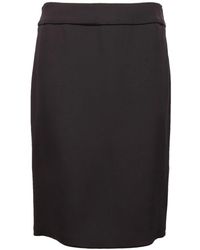Armani - Rokken ,Grijs ,Donkergrijze Zijden Rok Collectie - Lyst