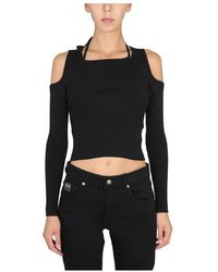 Versace Jeans Couture - Round-Neck Knitwear - Lyst