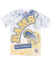 Mitchell & Ness - Tops ,Veelkleurig ,Katoen Losram Burst Tee Nfl Team Shirt - Lyst