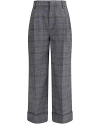 Brunello Cucinelli - Wide Trousers - Lyst