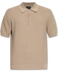Brioni - Polo Met Logo - Lyst