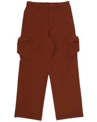 Arte' - Broeken ,Oranje ,Polyester Technische Cargo Broek Oranje - Lyst