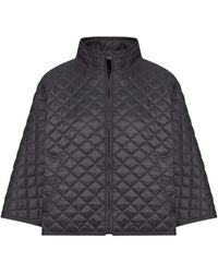 Max Mara - Omkeerbare Waterdichte Gewatteerde Cape - Lyst