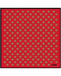 Moschino - Allover Teddy Bear Foulard - Lyst