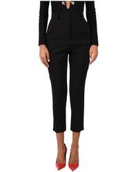Elisabetta Franchi - Cropped Trousers - Lyst