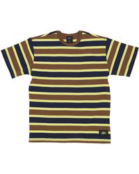 Huf - Tops ,Veelkleurig ,Katoen Gestreept Gebreid T-Shirt - Lyst
