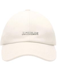 Jacquemus - Weiße Canvas Baseballkappe - Lyst