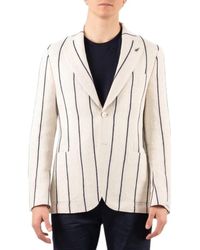 Paoloni - Jassen ,Wit ,Katoen Blazer - Lyst