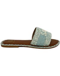 De Siena - Schoenen ,Blauw ,Slippers - Lyst