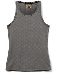 Sofie Schnoor - Tops ,Grijs ,Polyester Klassieke Training Top Met Stijlvol Logo - Lyst