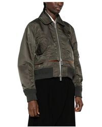 Sacai - Jassen ,Groen ,Nylon Nylon Twill Blouson - Lyst