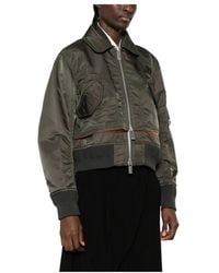 Sacai - Jassen ,Groen ,Nylon Nylon Twill Blouson - Lyst