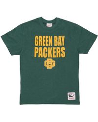 Mitchell & Ness - Tops ,Groen ,Katoen Bay Packers Nfl Shirt - Lyst