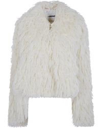 DARKPARK - Jassen ,Wit ,Wol Christy Wool Fil Coupe Cape - Lyst