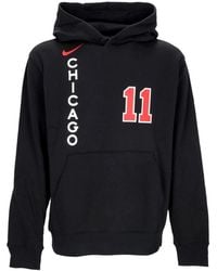 Nike - Herenhoodie Nba City Edition Club Hoodie No 11 Demar Derozan Chibul Zwart - Lyst