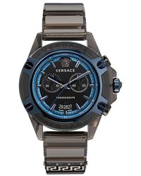 Versace - Active silicone nero orologio analogico - Lyst