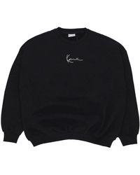 Karlkani - Schwarzer crewneck sweatshirt streetwear - Lyst