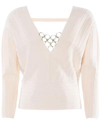 Nenette - V-Neck Knitwear - Lyst