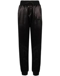 DSquared² - Polyester Trainingsbroek Met Geribbelde Boorden - Lyst