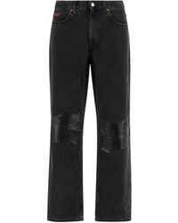 Martine Rose - Jeans in denim grigio scuro - Lyst