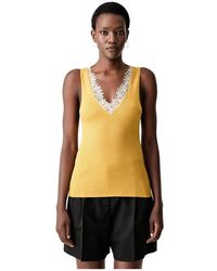 Pinko - Gebreide Trui Top - Lyst