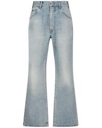 Celine - Lichtblauwe Flare Jeans - Lyst