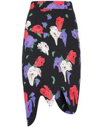 Moschino - Asymmetrische Bloemige Rok - Lyst