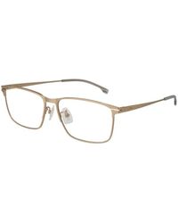 BOSS - Rechthoekig Metaal Volledig Rand Optisch Frame - Lyst