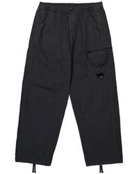 C.P. Company - Schwarze Cargo Hose Mit Elastischem Bund - Lyst