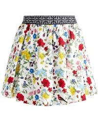 Alice + Olivia - Haven Mini-Rok Met Borduurwerk - Lyst