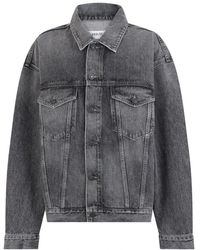 Agolde - Jassen ,Grijs ,Katoen Stefano Jean Jacket - Lyst