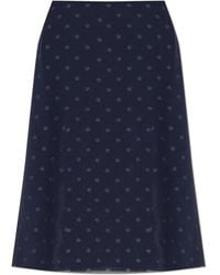 Acne Studios - Mesh Layered Midi Rok - Lyst