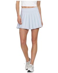 Aim'n - Rokken ,Blauw ,Polyester Aura Pleated Skort - Lyst