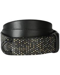 Orciani - Accessoires ,Zwart ,Leer Suede Nobuckle Riem - Lyst